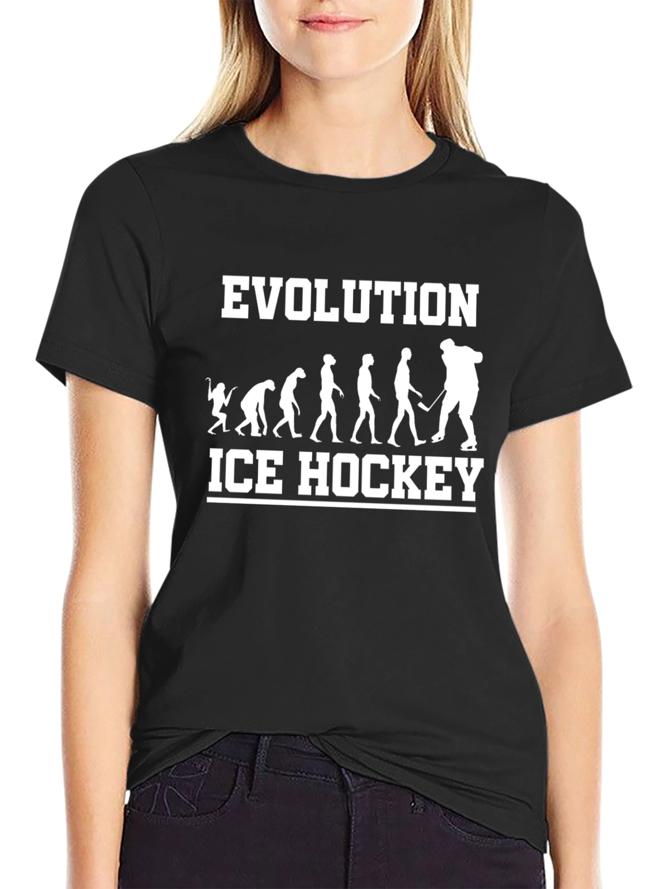 Evolution Ice Hockey Graphic T-Shirt