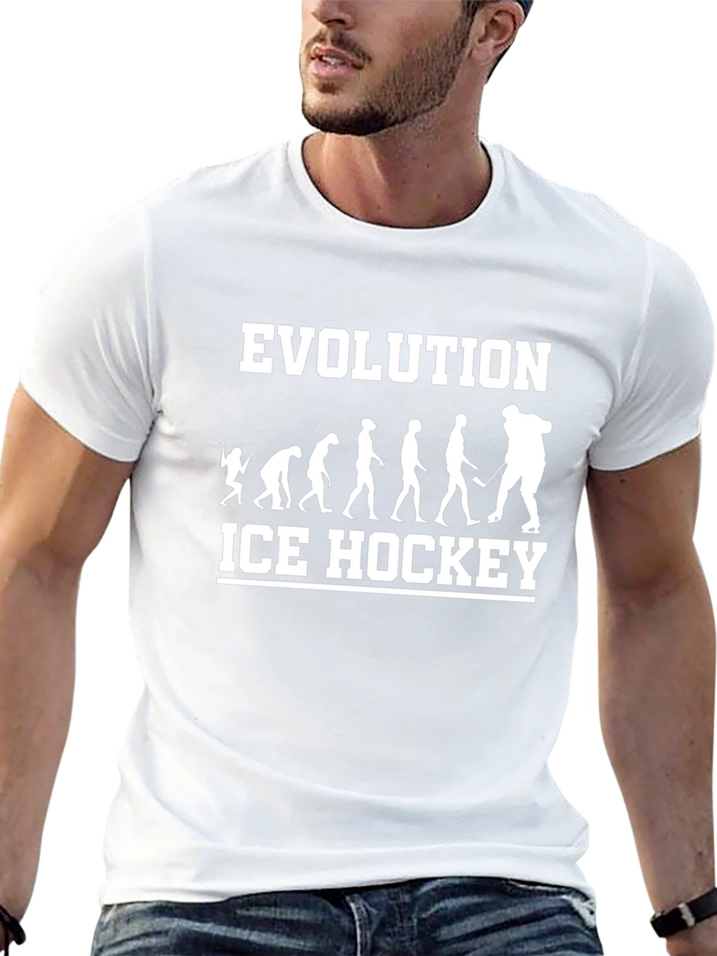 Evolution Ice Hockey Graphic T-Shirt
