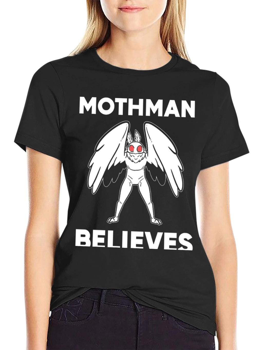 Mothman Believes T-Shirt Cryptid Tee