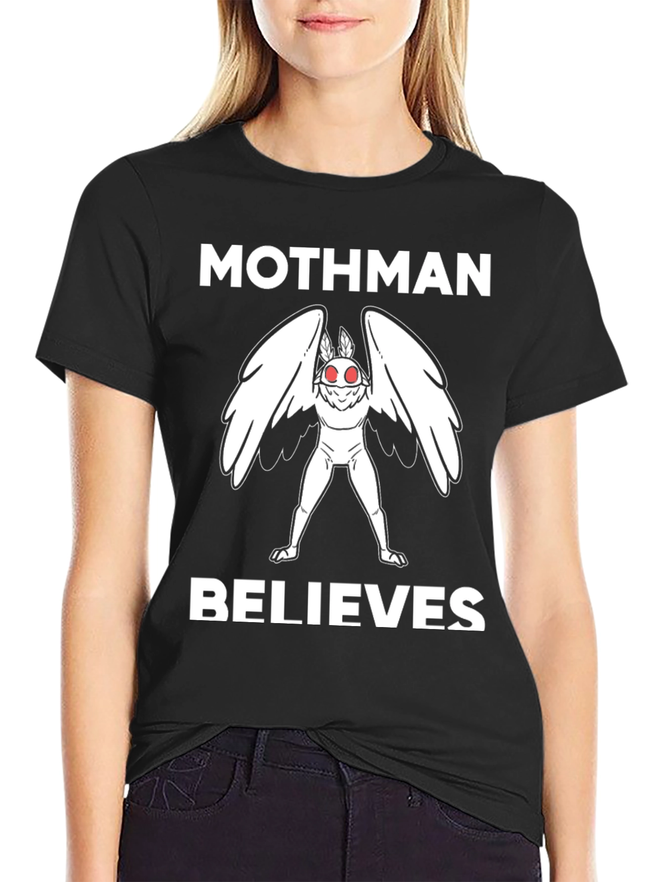 Mothman Believes T-Shirt Cryptid Tee