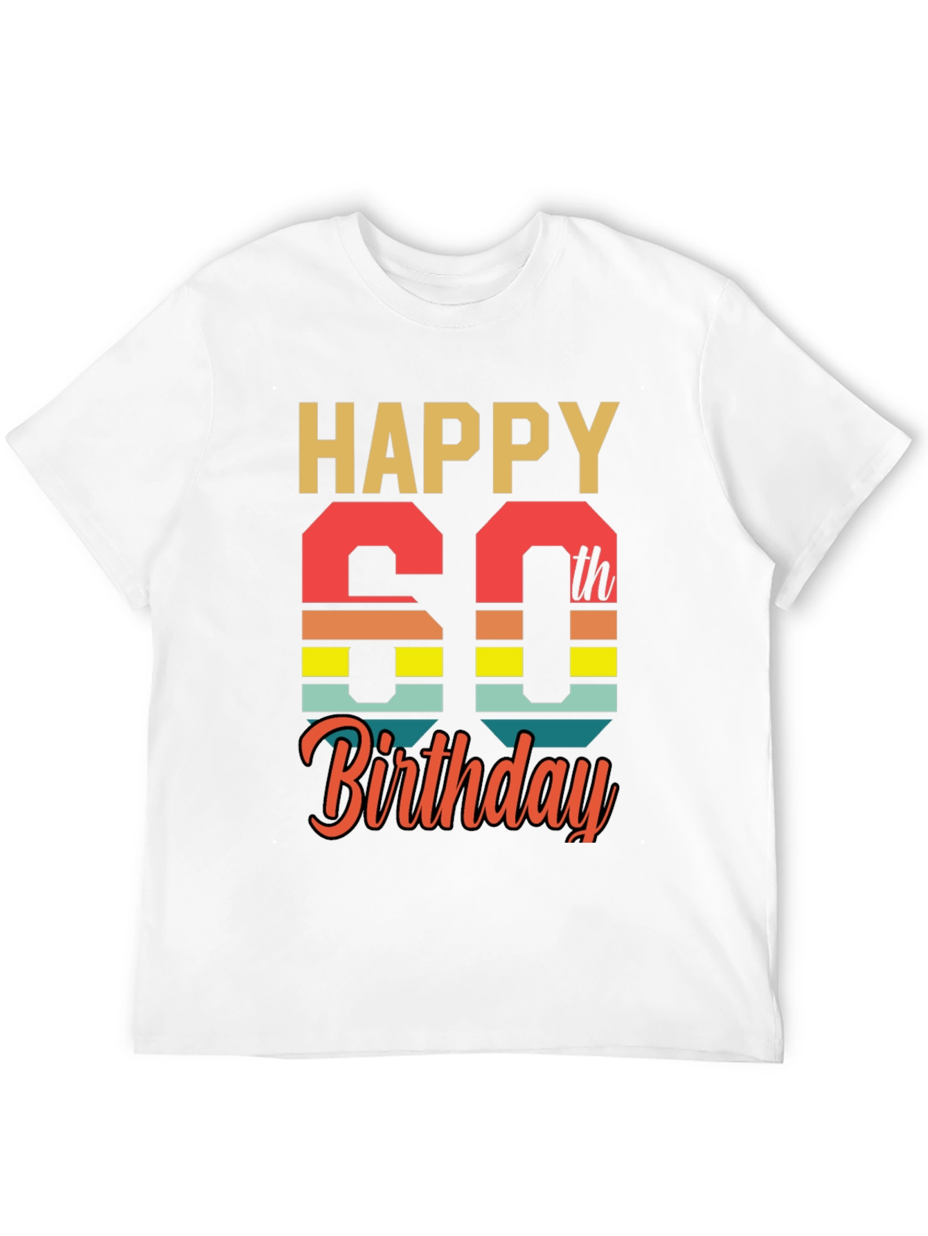 Happy 60th Birthday Graphic Tee