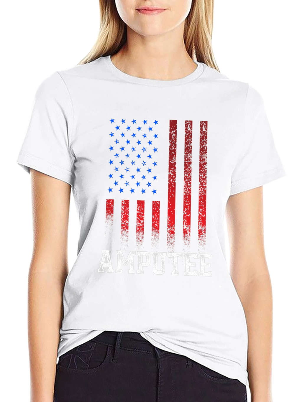 Amputee American Flag T-Shirt