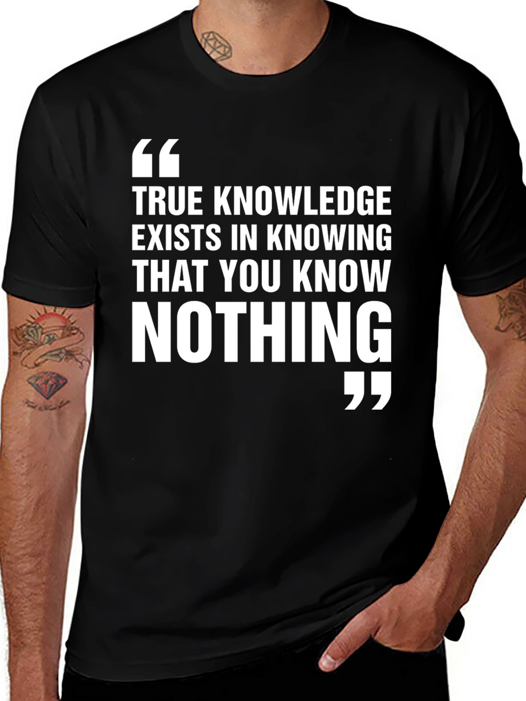 True Knowledge Graphic Tee - Soft Cotton Blend