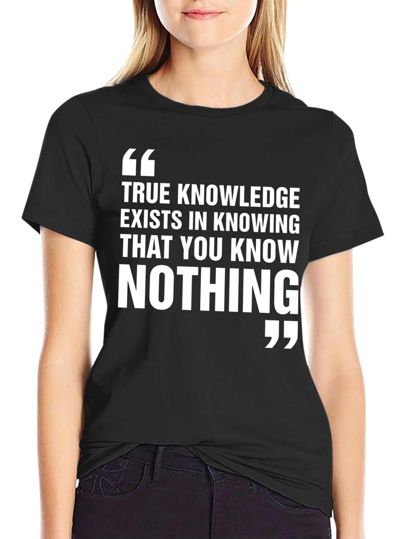 True Knowledge Graphic Tee - Soft Cotton Blend