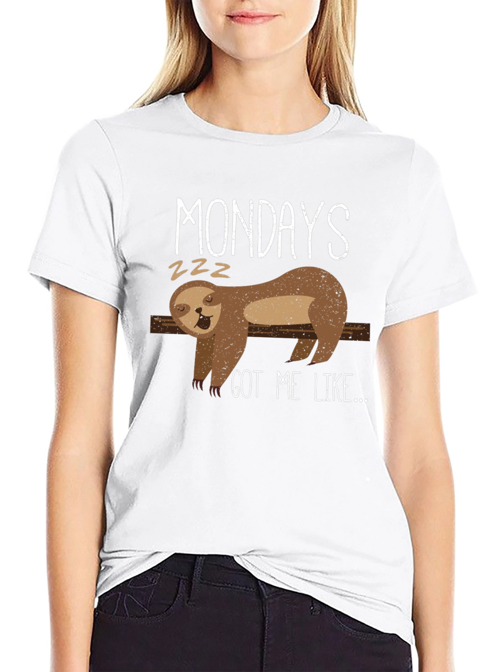 Monday Sloth Graphic Tee