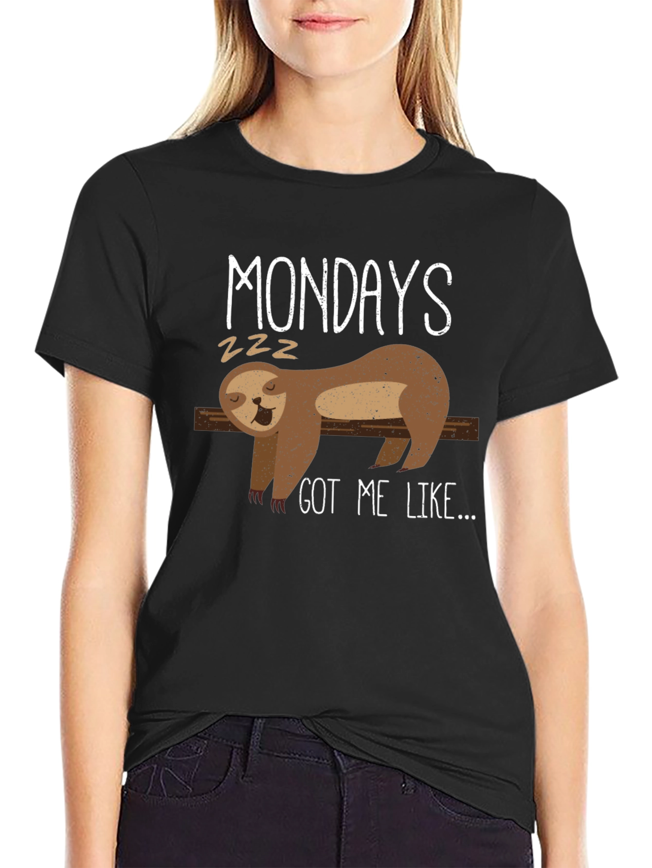 Monday Sloth Graphic Tee