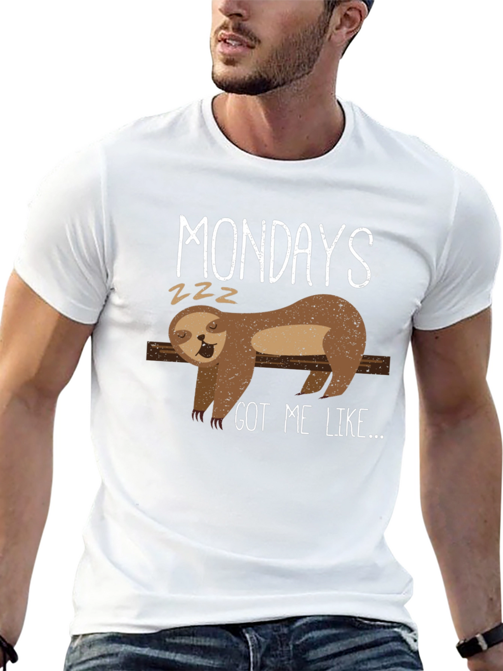 Monday Sloth Graphic Tee