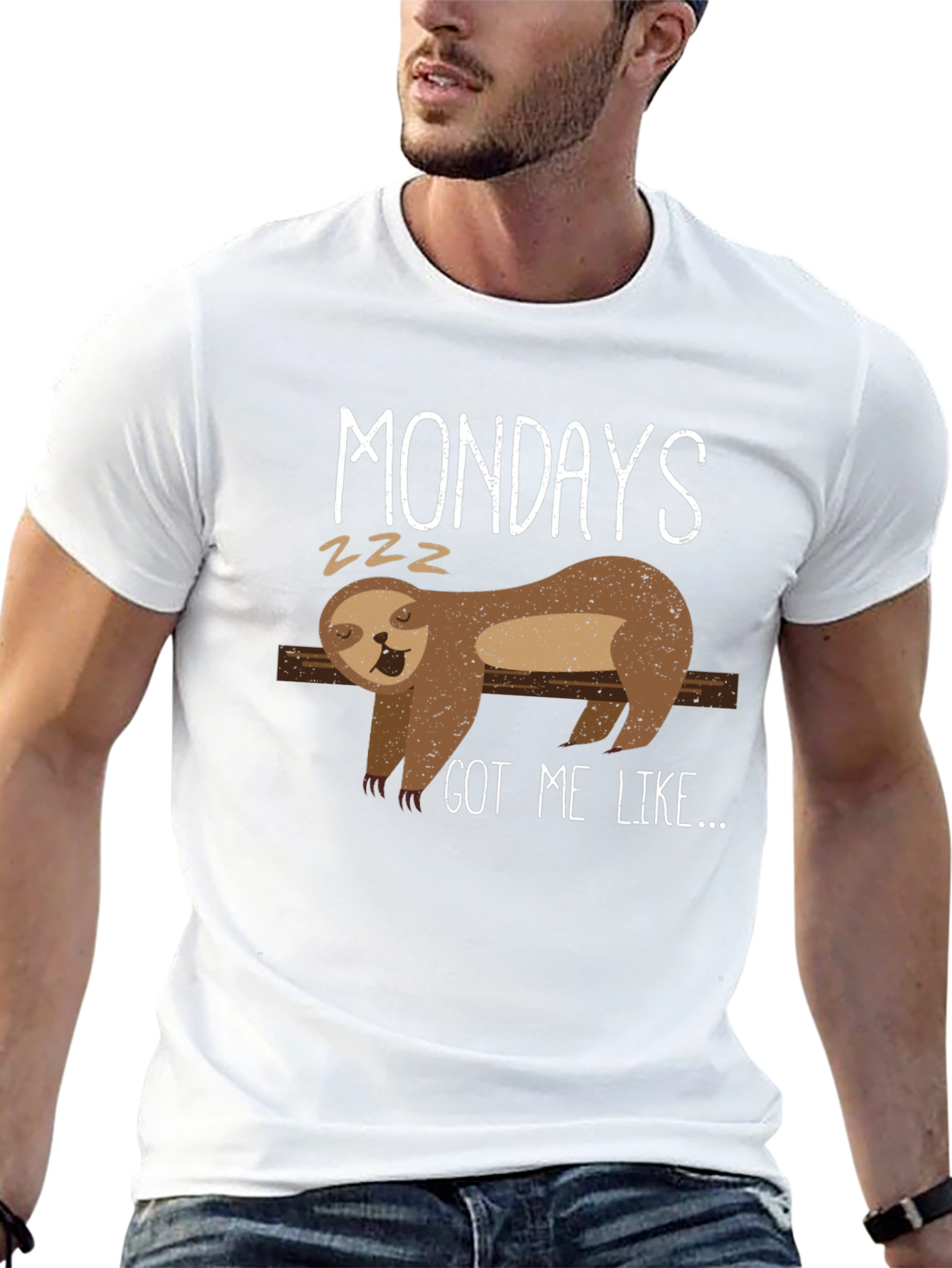 Monday Sloth Graphic Tee