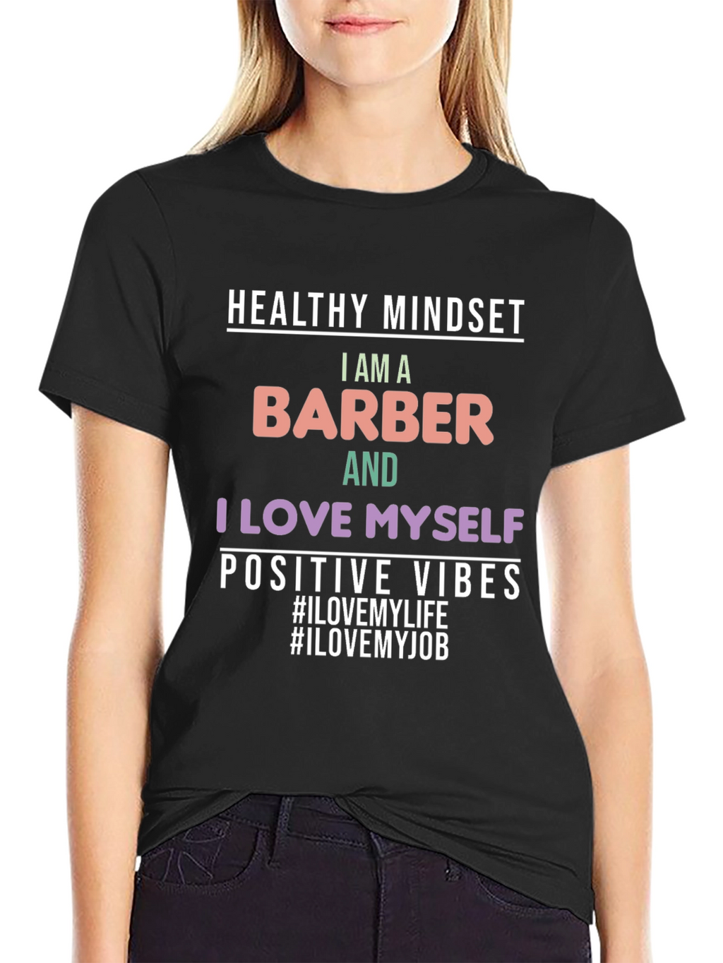 Barber Pride T-Shirt - Healthy Mindset Positive Vibes