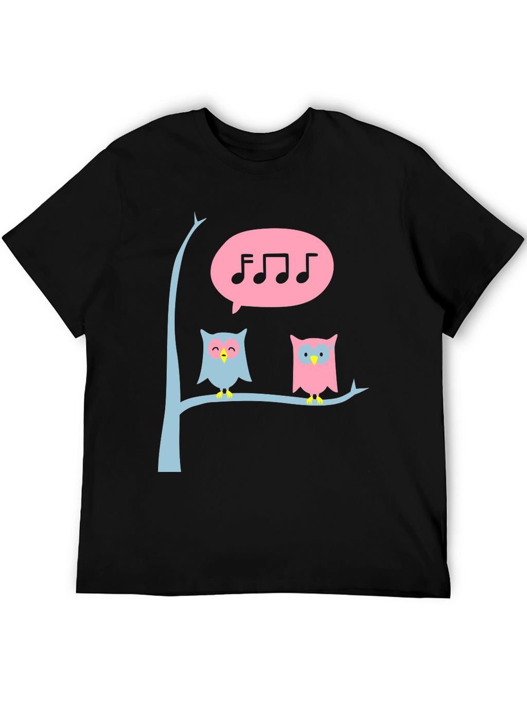 Singing Owl T-Shirt - Cute Graphic Tee