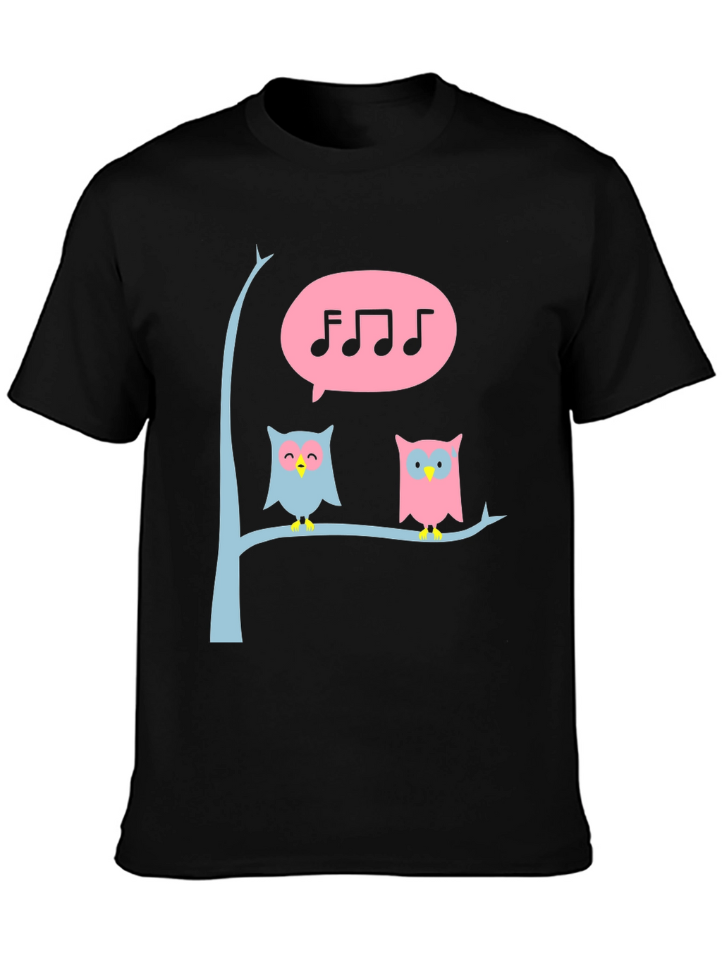 Singing Owl T-Shirt - Cute Graphic Tee