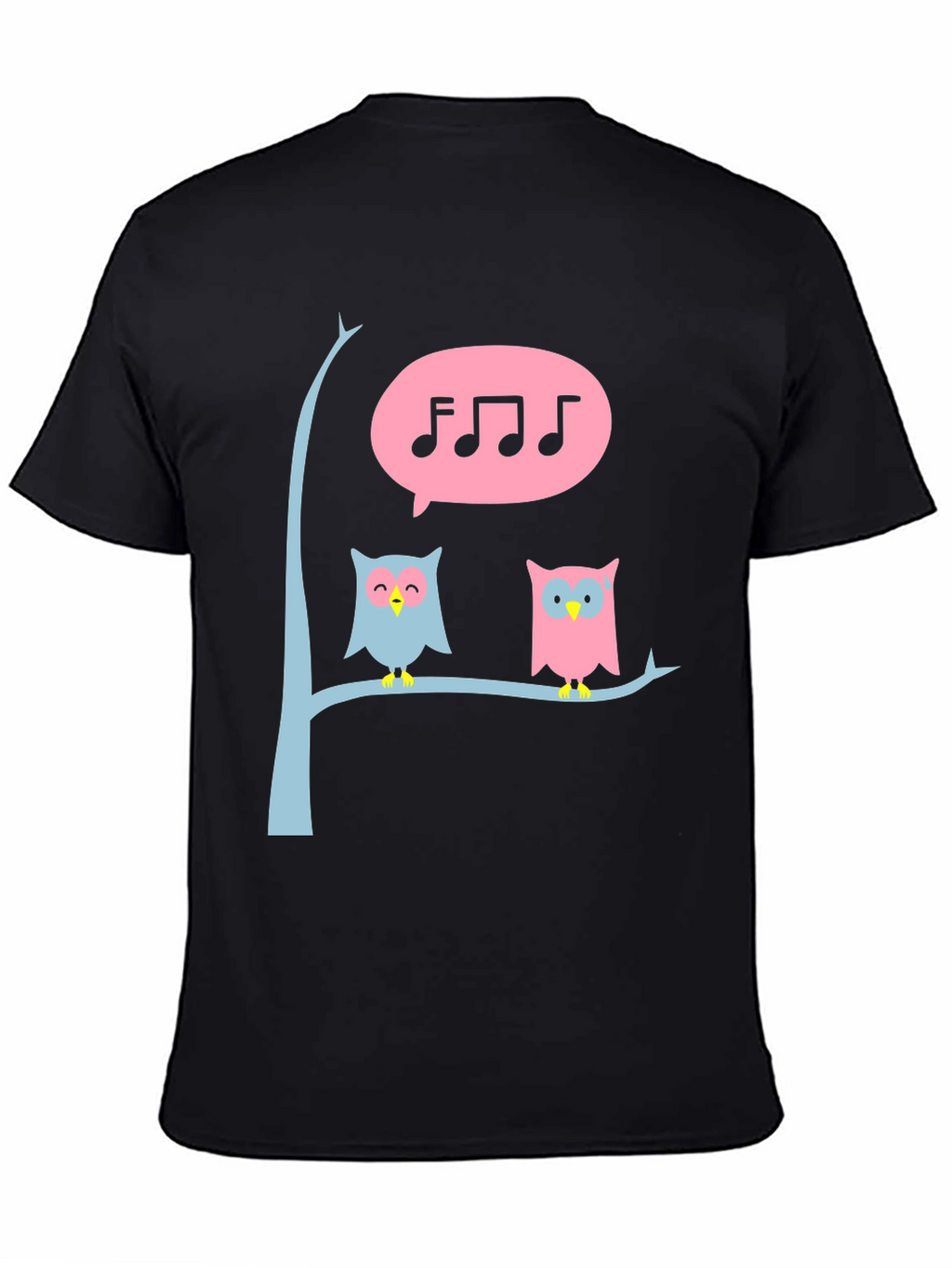 Singing Owl T-Shirt - Cute Graphic Tee