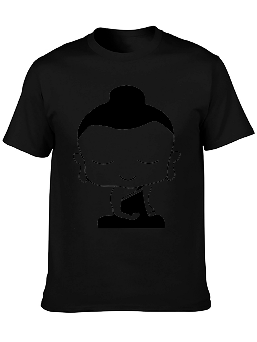 Buddha Graphic Black T-Shirt - Relaxed Fit