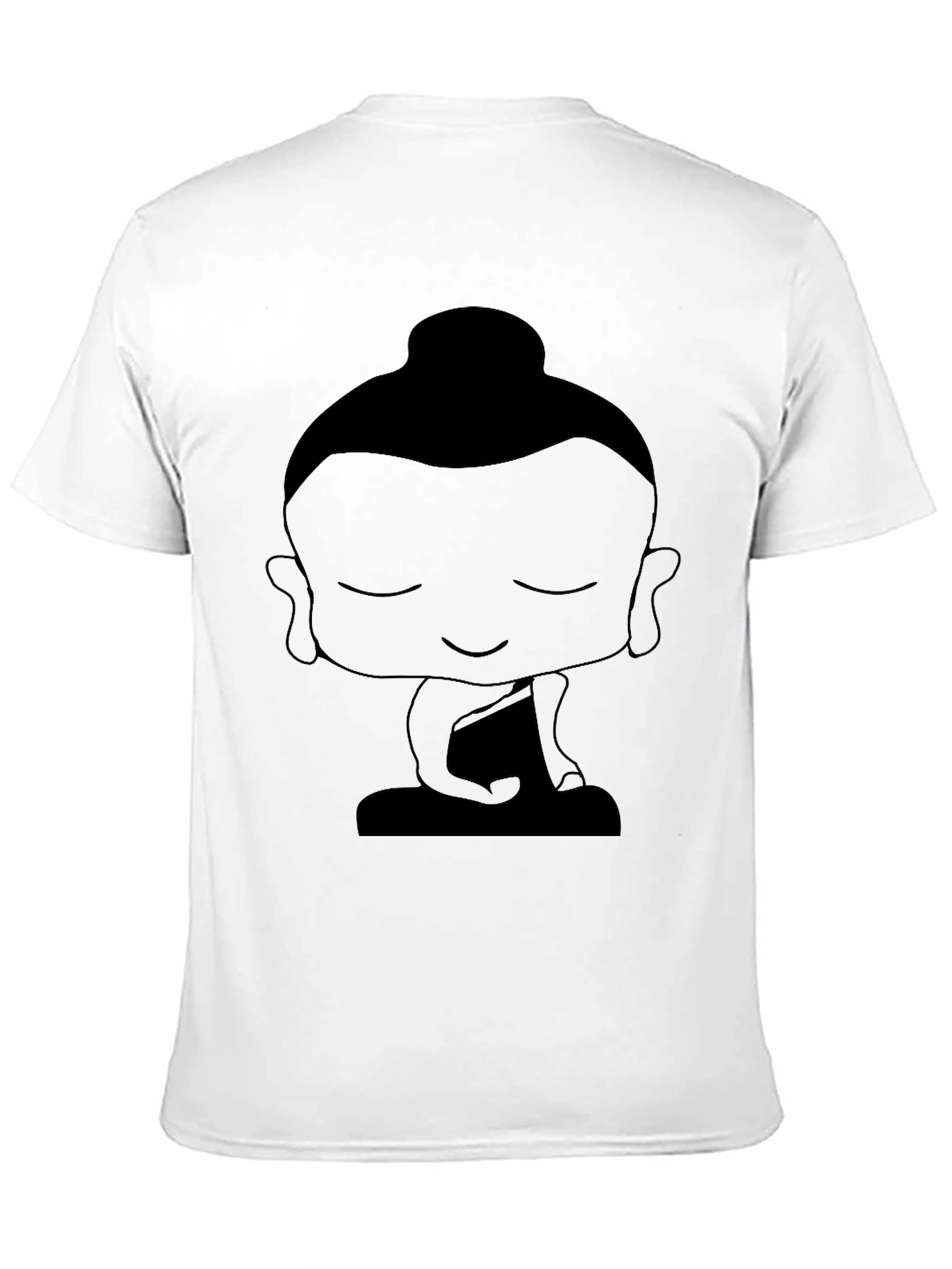 Buddha Graphic Black T-Shirt - Relaxed Fit