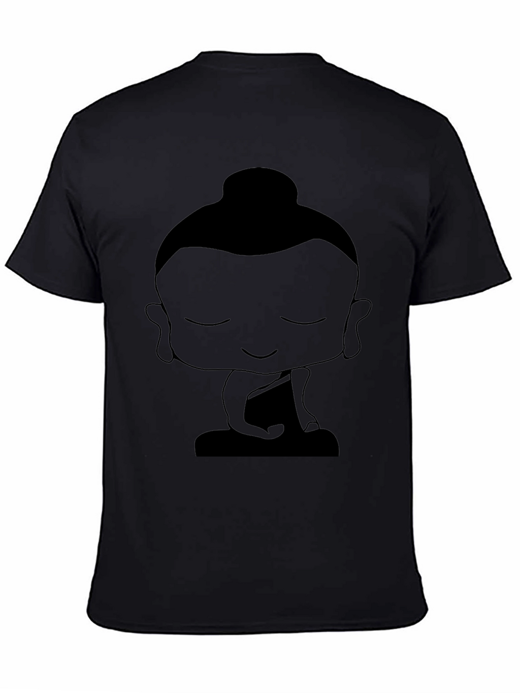 Buddha Graphic Black T-Shirt - Relaxed Fit