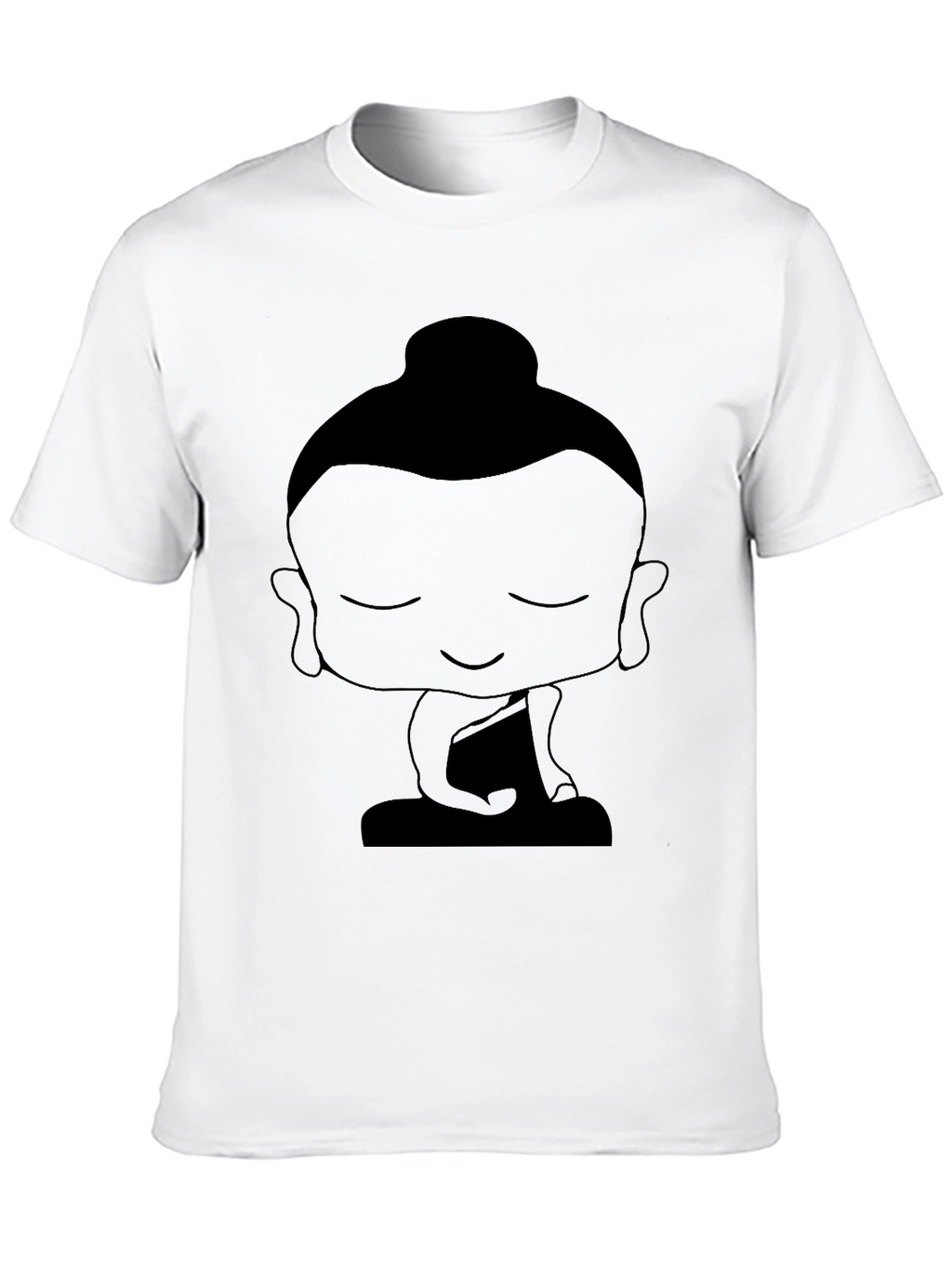 Buddha Graphic Black T-Shirt - Relaxed Fit