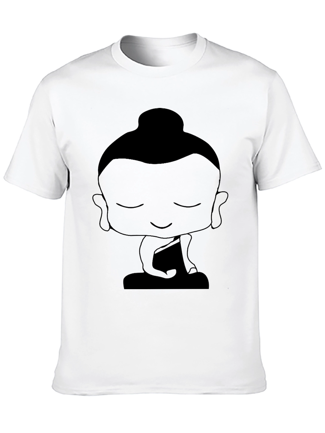 Buddha Graphic Black T-Shirt - Relaxed Fit