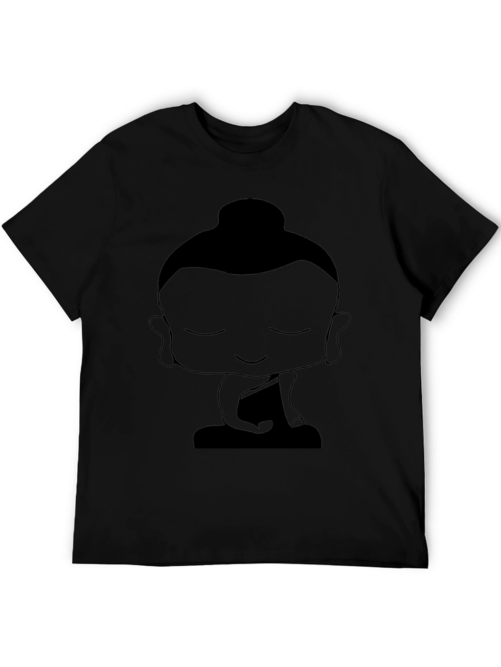 Buddha Graphic Black T-Shirt - Relaxed Fit