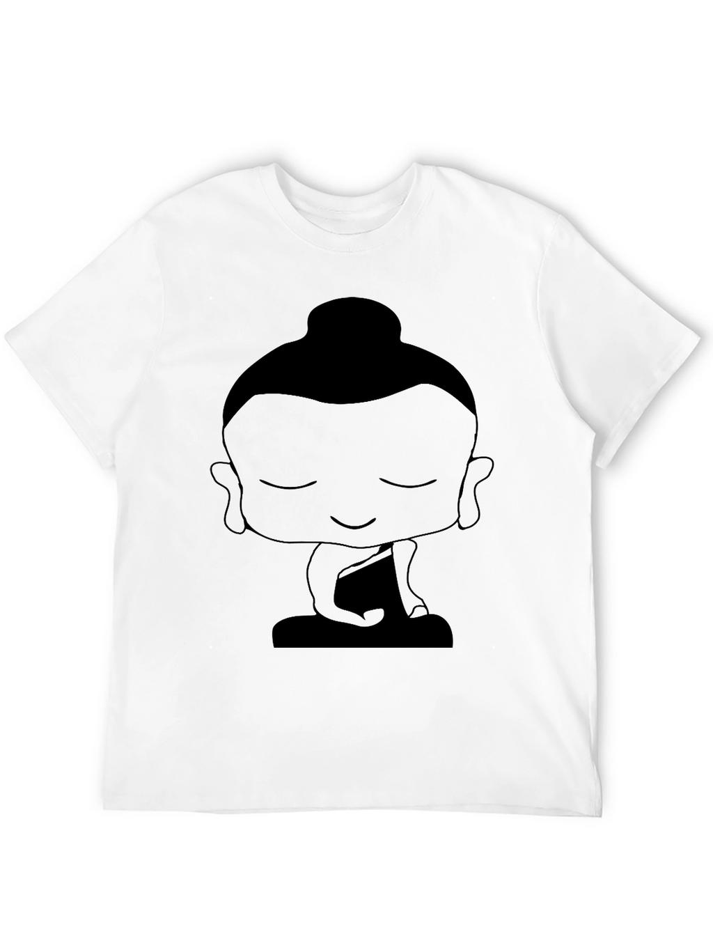 Buddha Graphic Black T-Shirt - Relaxed Fit