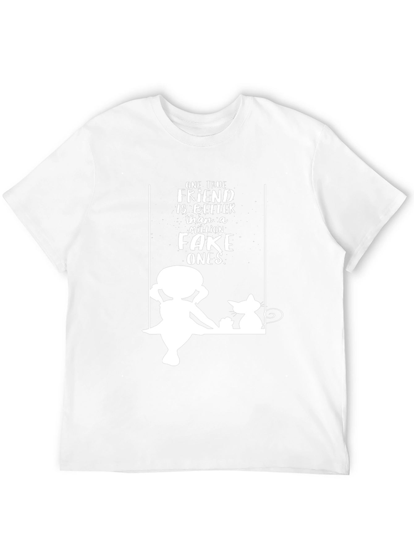 True Friend Graphic Tee - Unisex Black T-Shirt