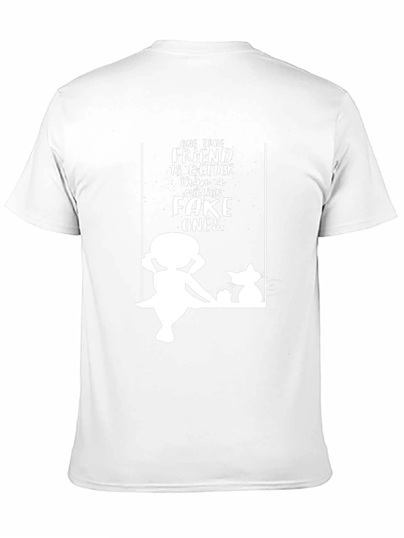 True Friend Graphic Tee - Unisex Black T-Shirt