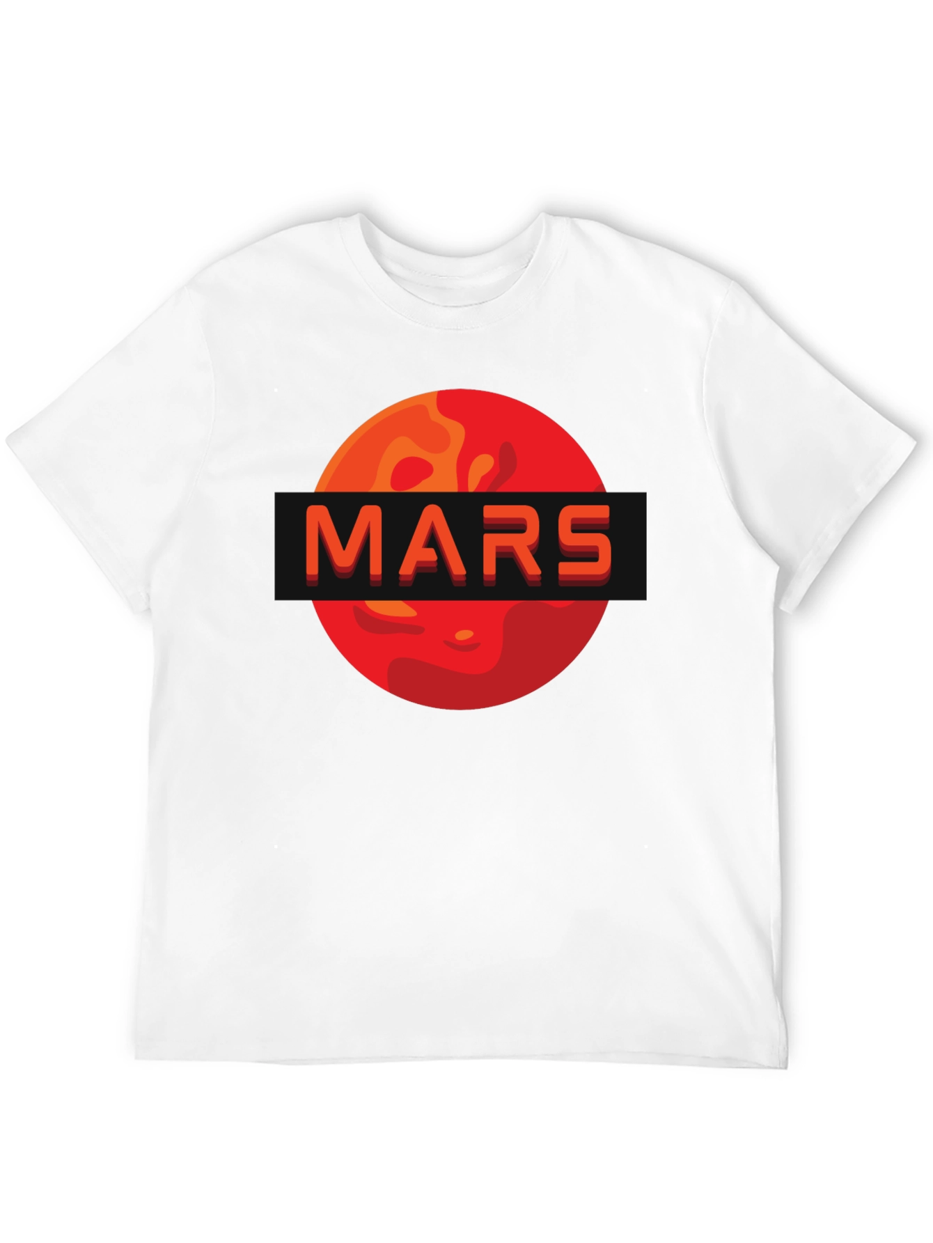 Mars Graphic Tee - Space Exploration Design