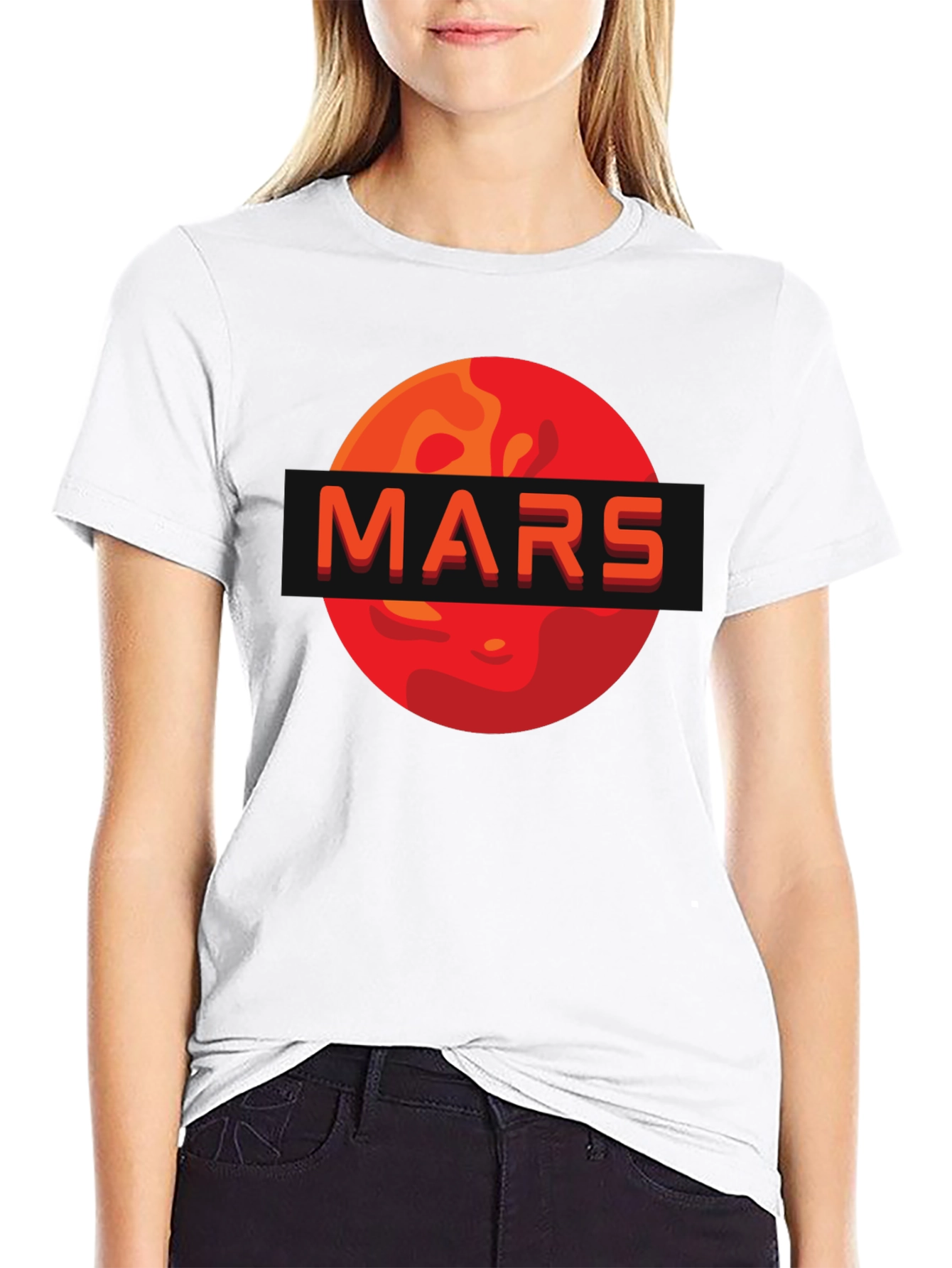 Mars Graphic Tee - Space Exploration Design