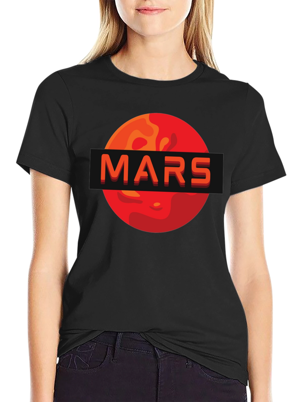 Mars Graphic Tee - Space Exploration Design