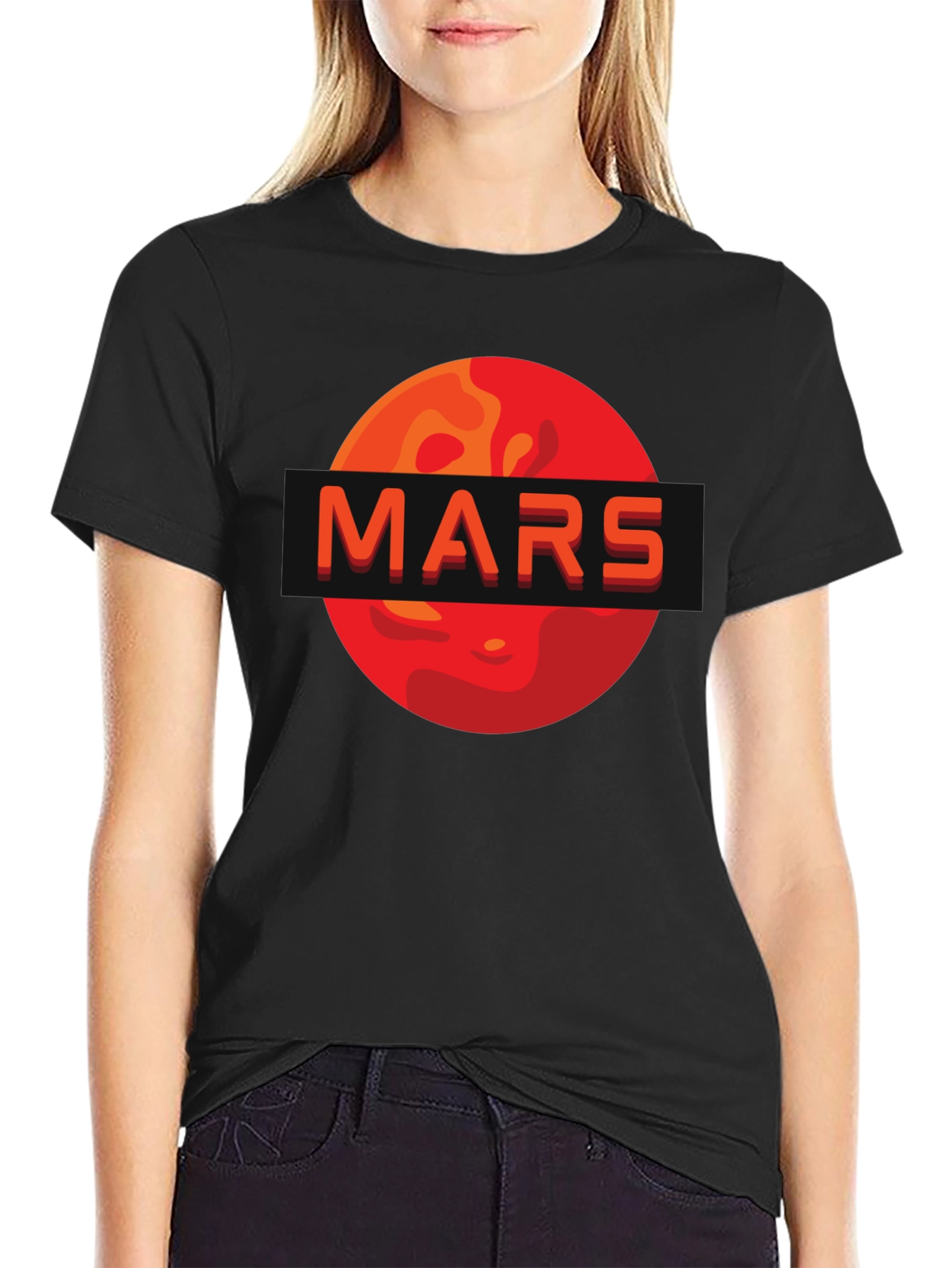 Mars Graphic Tee - Space Exploration Design