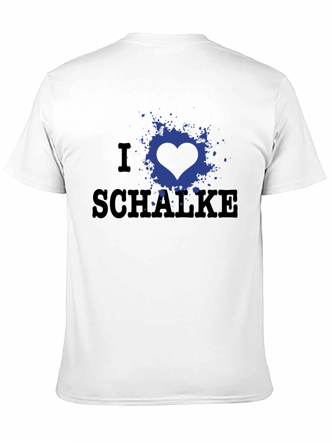 I Heart Schalke Black T-Shirt - Fan Apparel