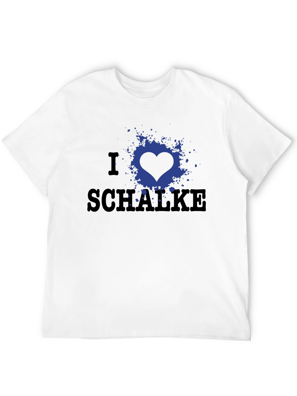 I Heart Schalke Black T-Shirt - Fan Apparel