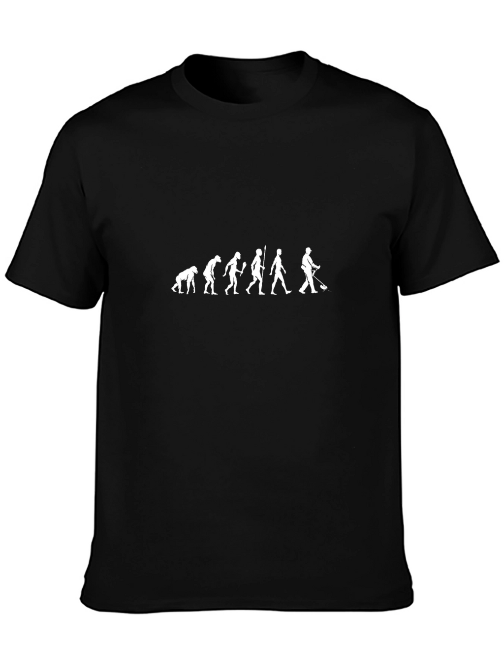 Evolution of Lawn Care T-Shirt - Black