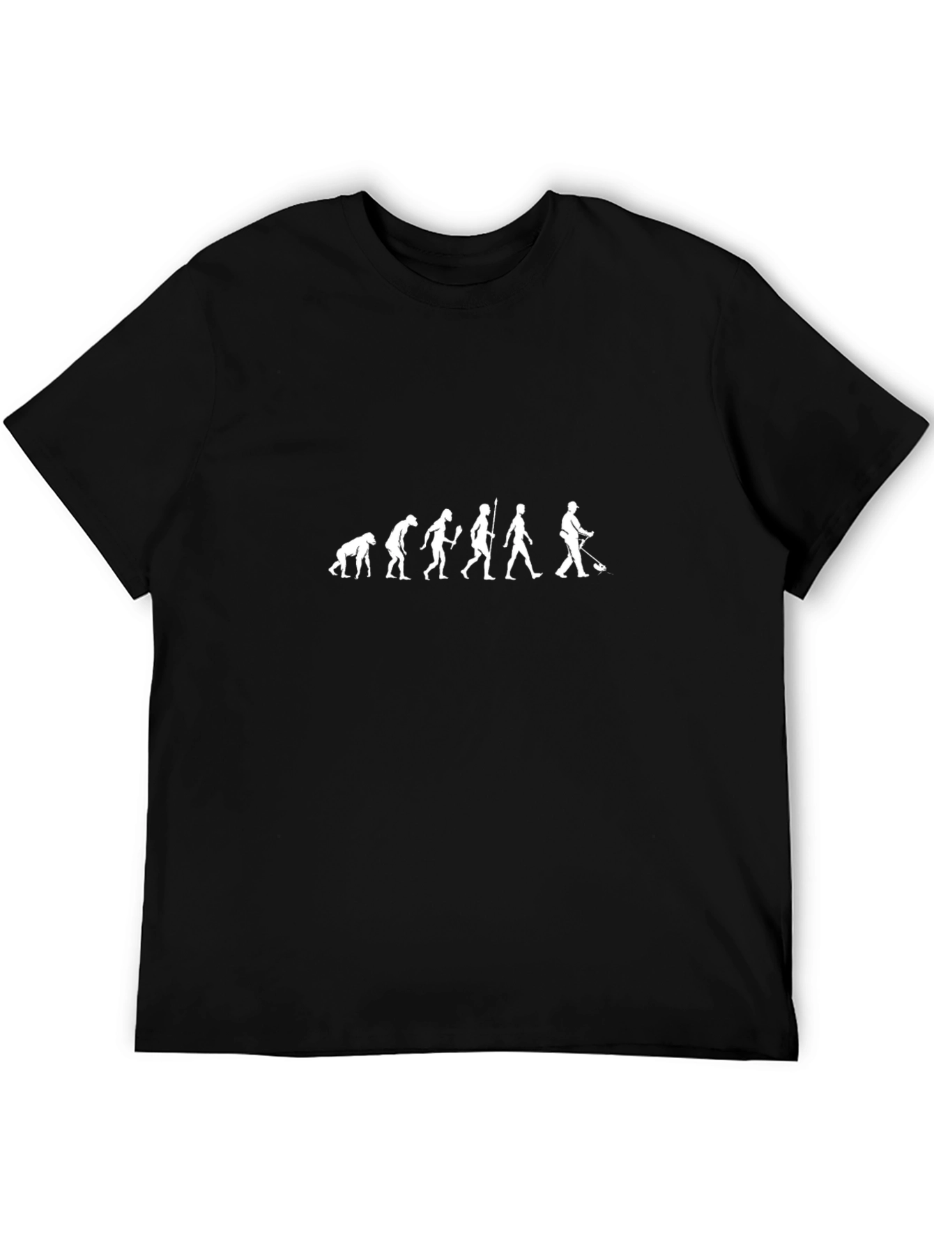 Evolution of Lawn Care T-Shirt - Black