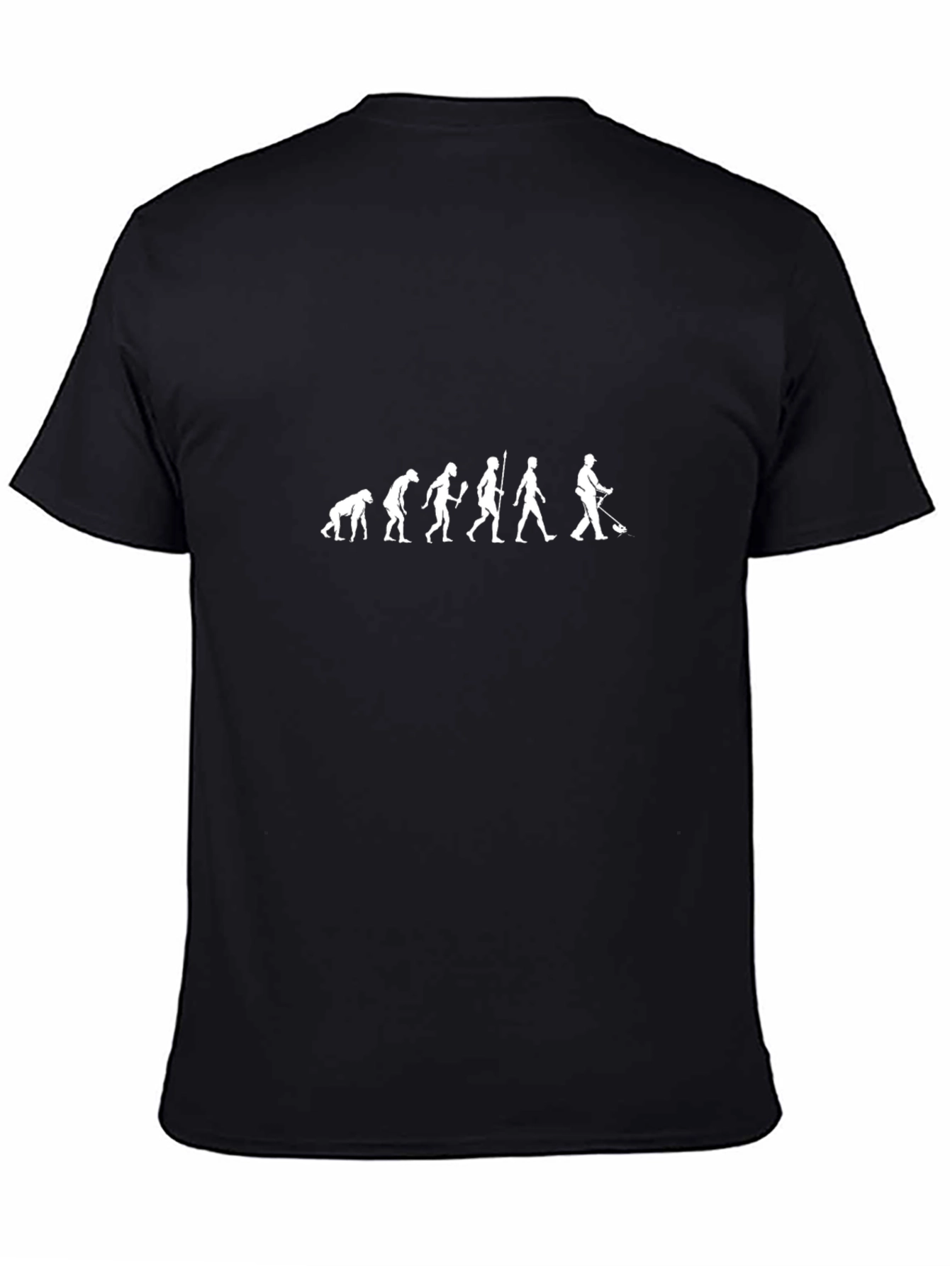 Evolution of Lawn Care T-Shirt - Black