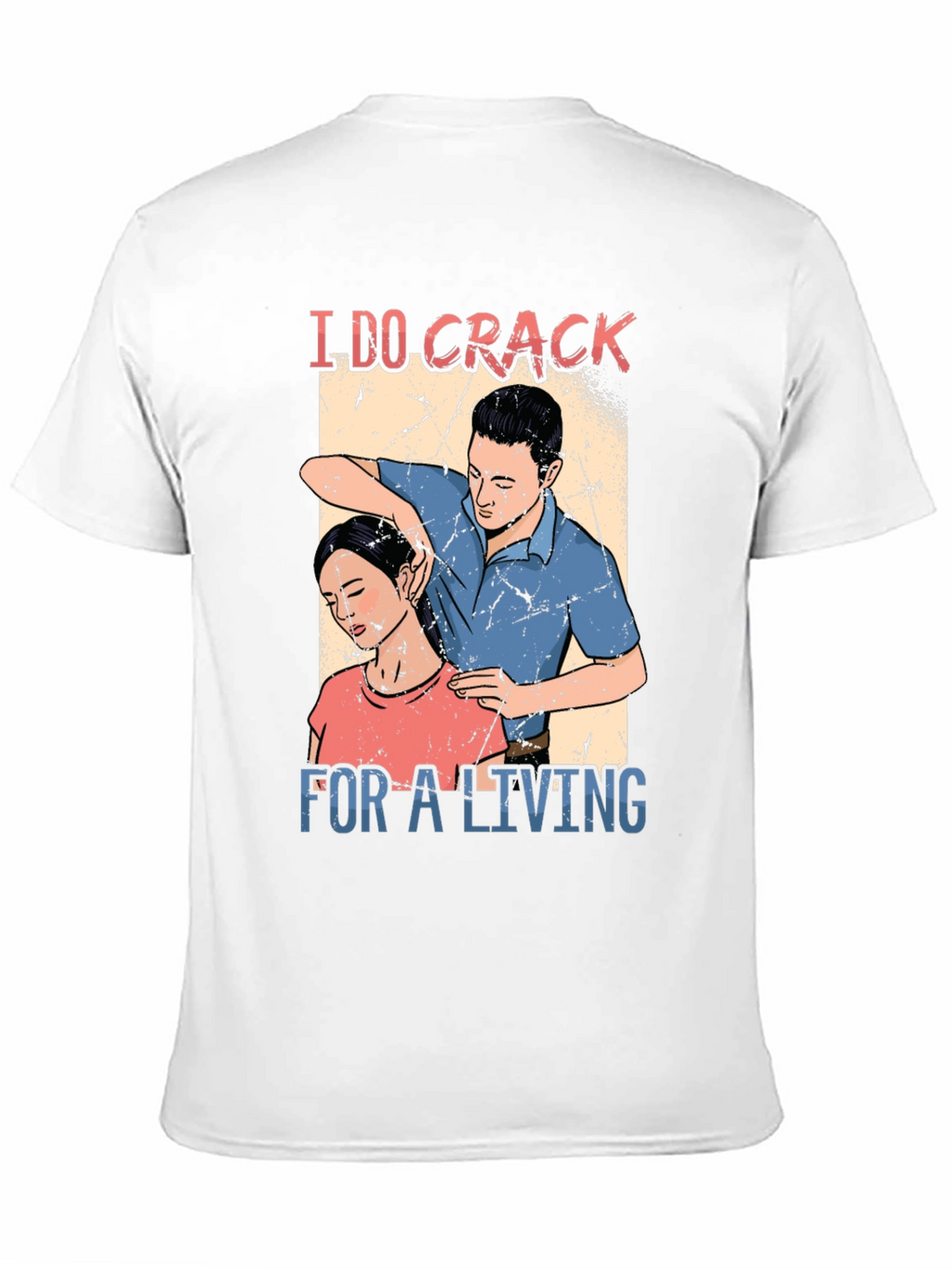 Chiropractor I DO CRACK Black T-Shirt