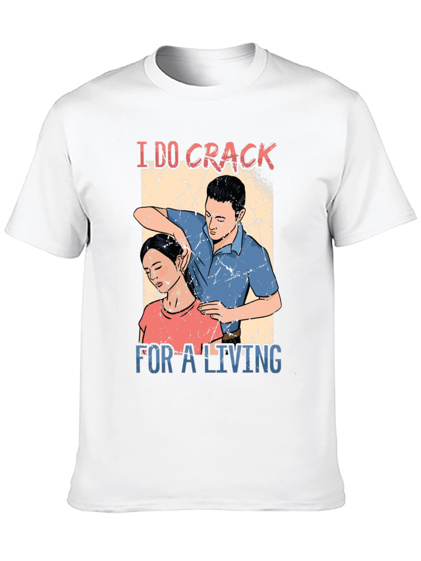 Chiropractor I DO CRACK Black T-Shirt