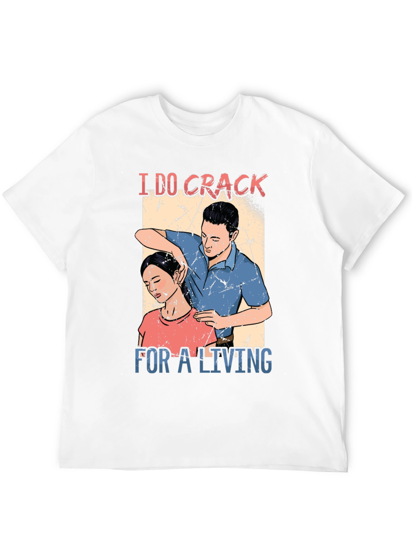 Chiropractor I DO CRACK Black T-Shirt