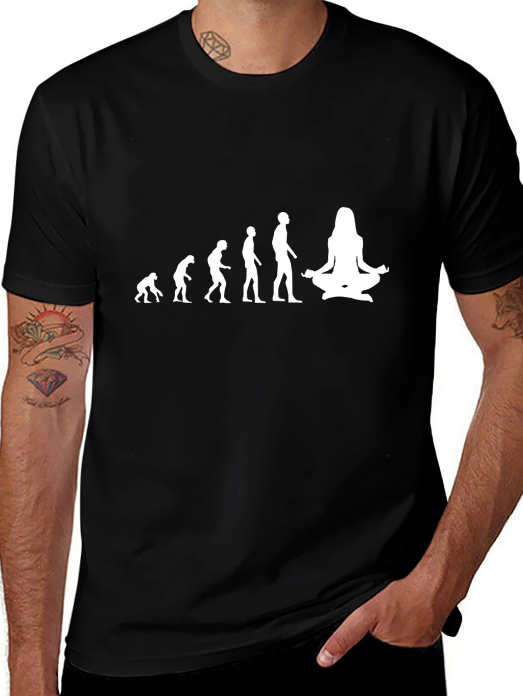 Evolution to Yoga T-Shirt