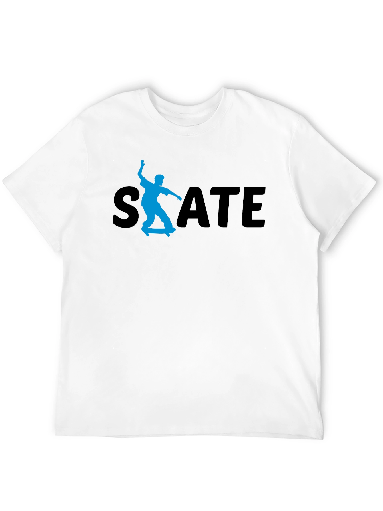 Skate T-Shirt - Black Cotton Tee