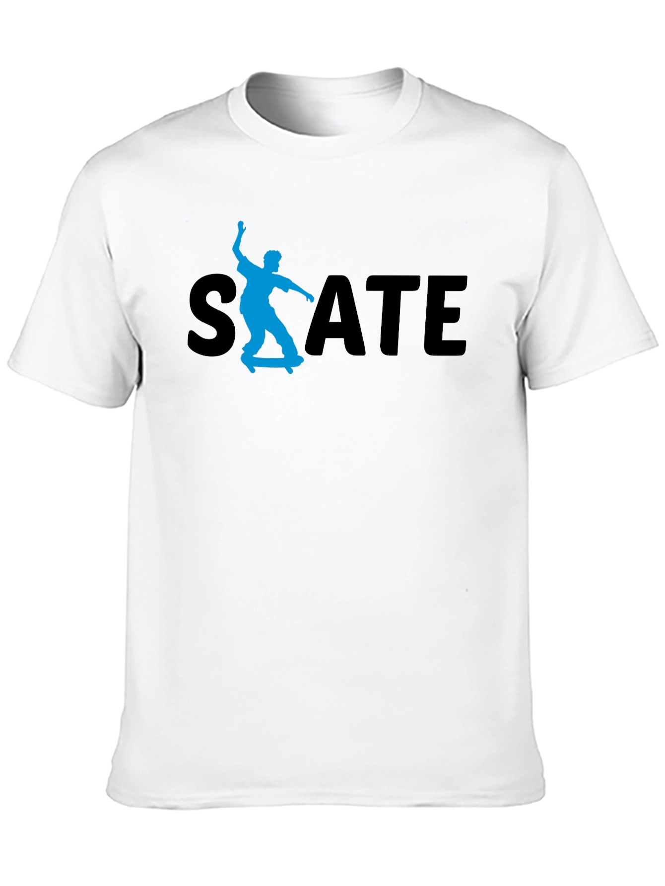 Skate T-Shirt - Black Cotton Tee