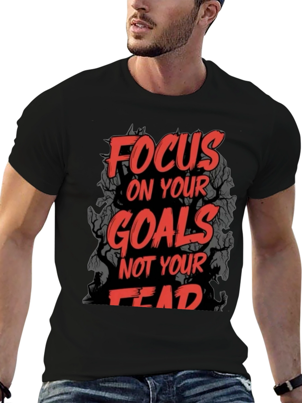 Focus on Goals Graphic T-Shirt