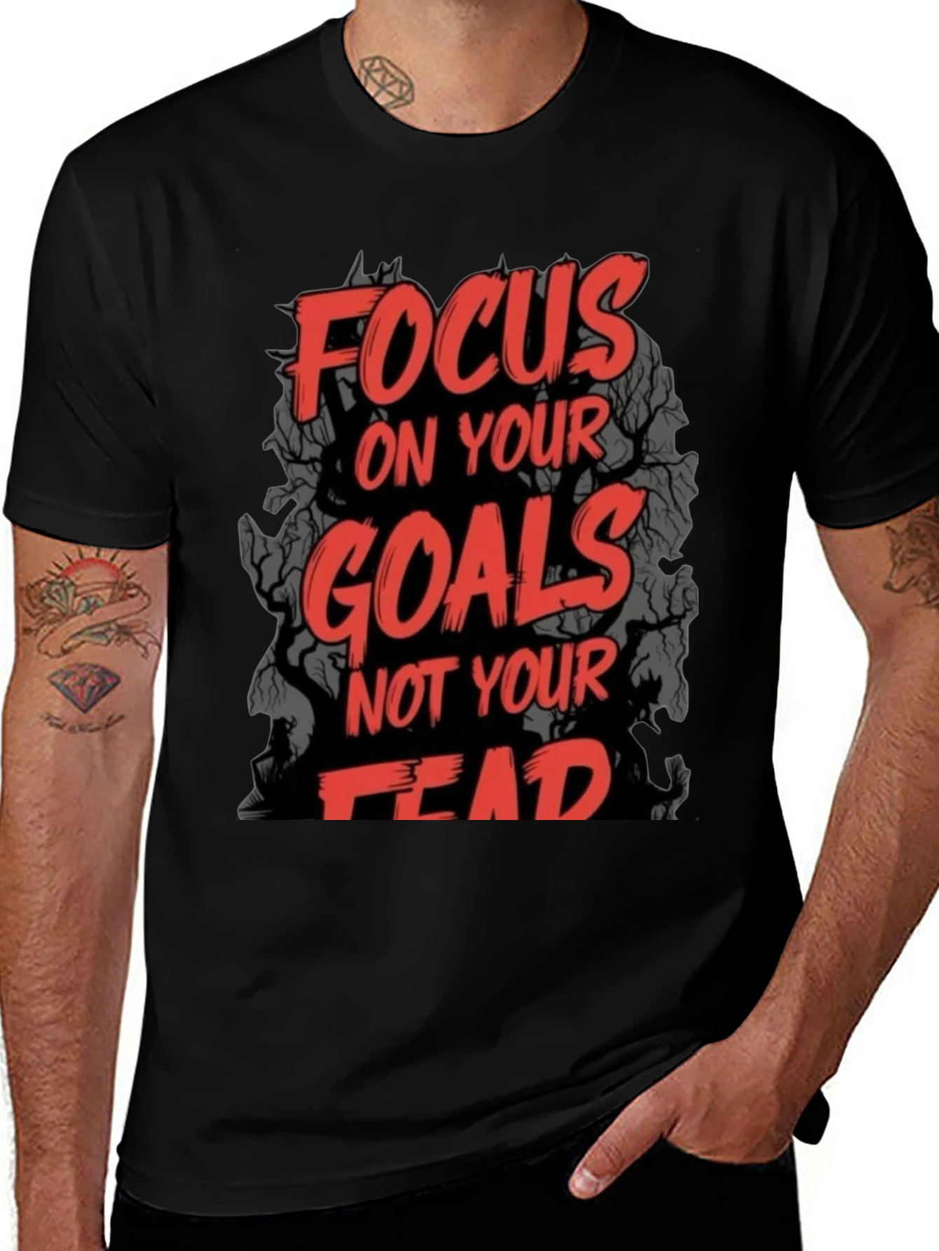 Focus on Goals Graphic T-Shirt