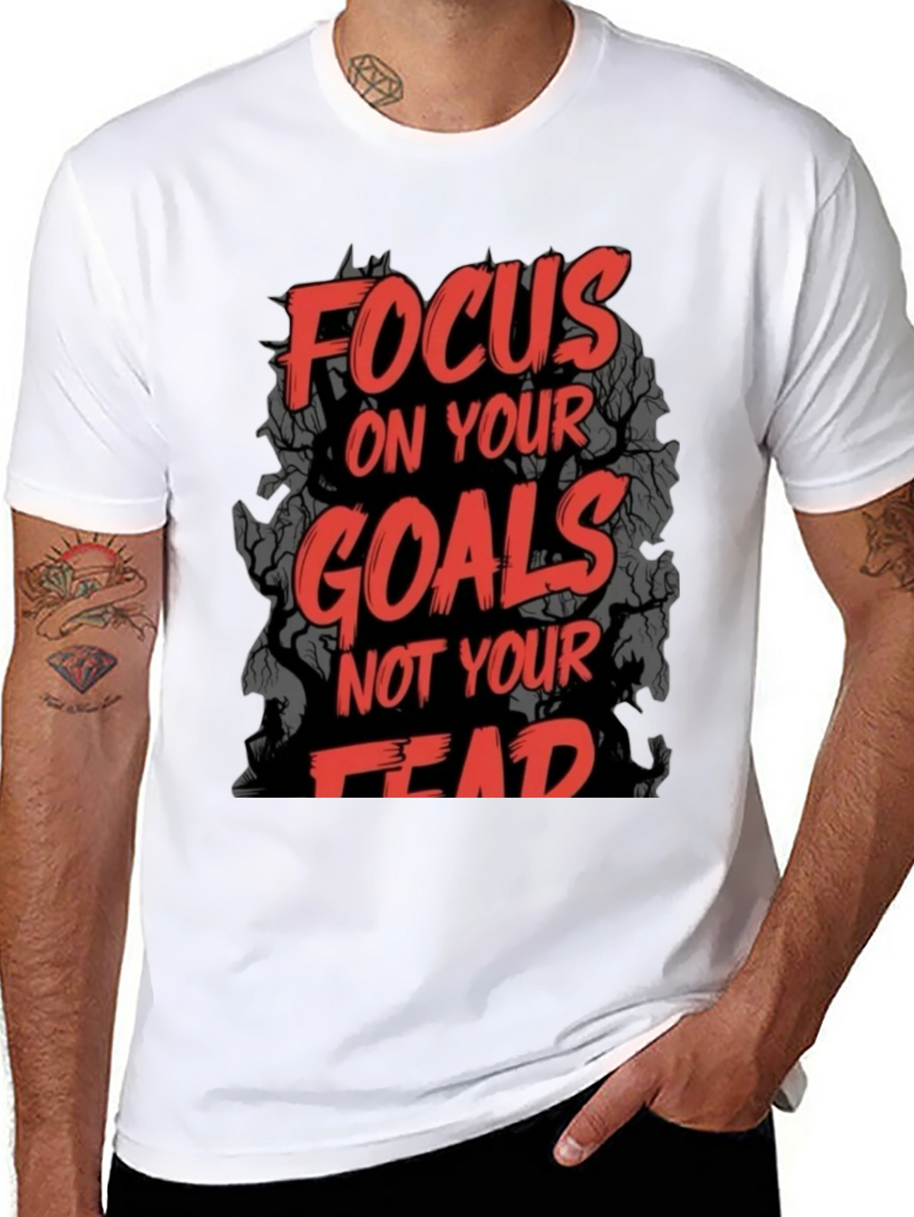 Focus on Goals Graphic T-Shirt