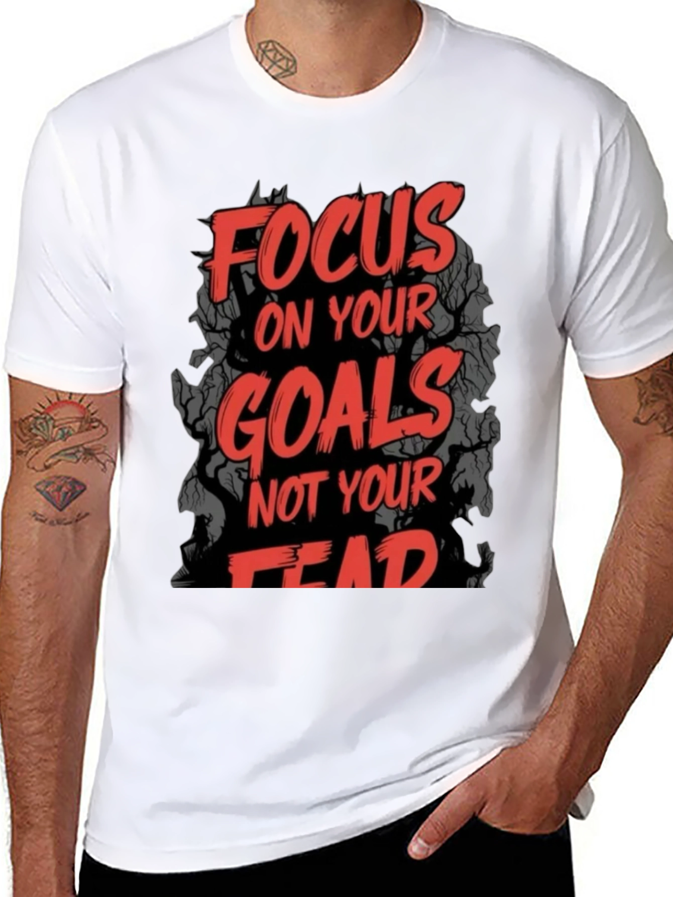 Focus on Goals Graphic T-Shirt