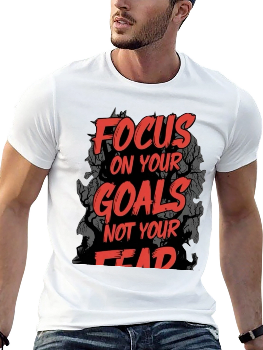 Focus on Goals Graphic T-Shirt