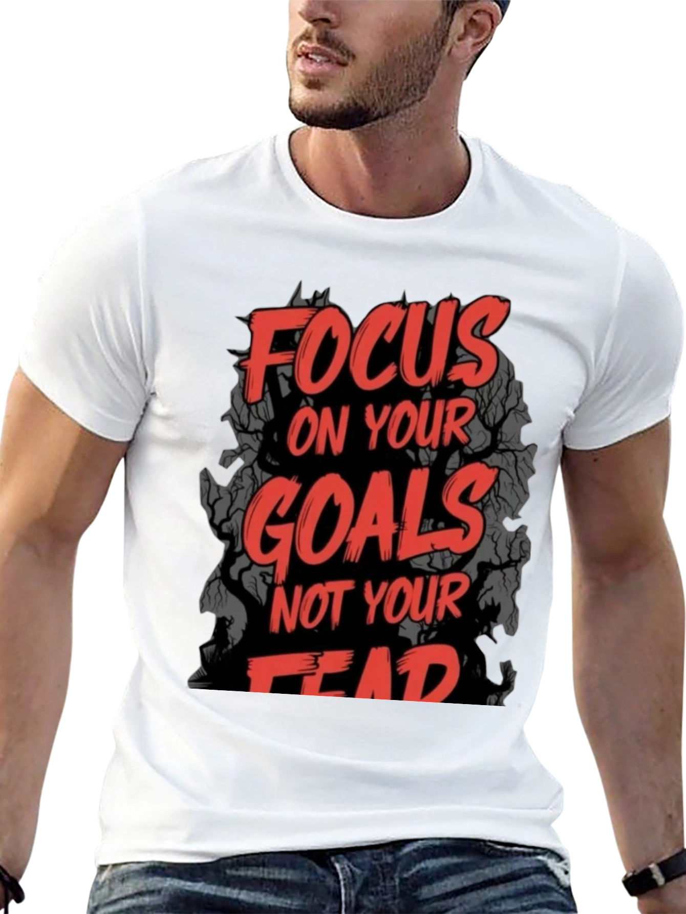 Focus on Goals Graphic T-Shirt