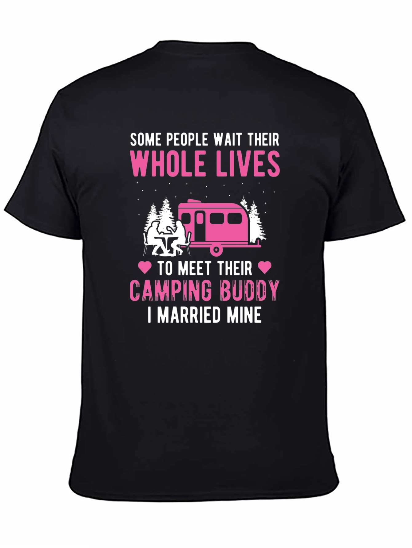 Camping Buddy Married Mine Graphic Tee