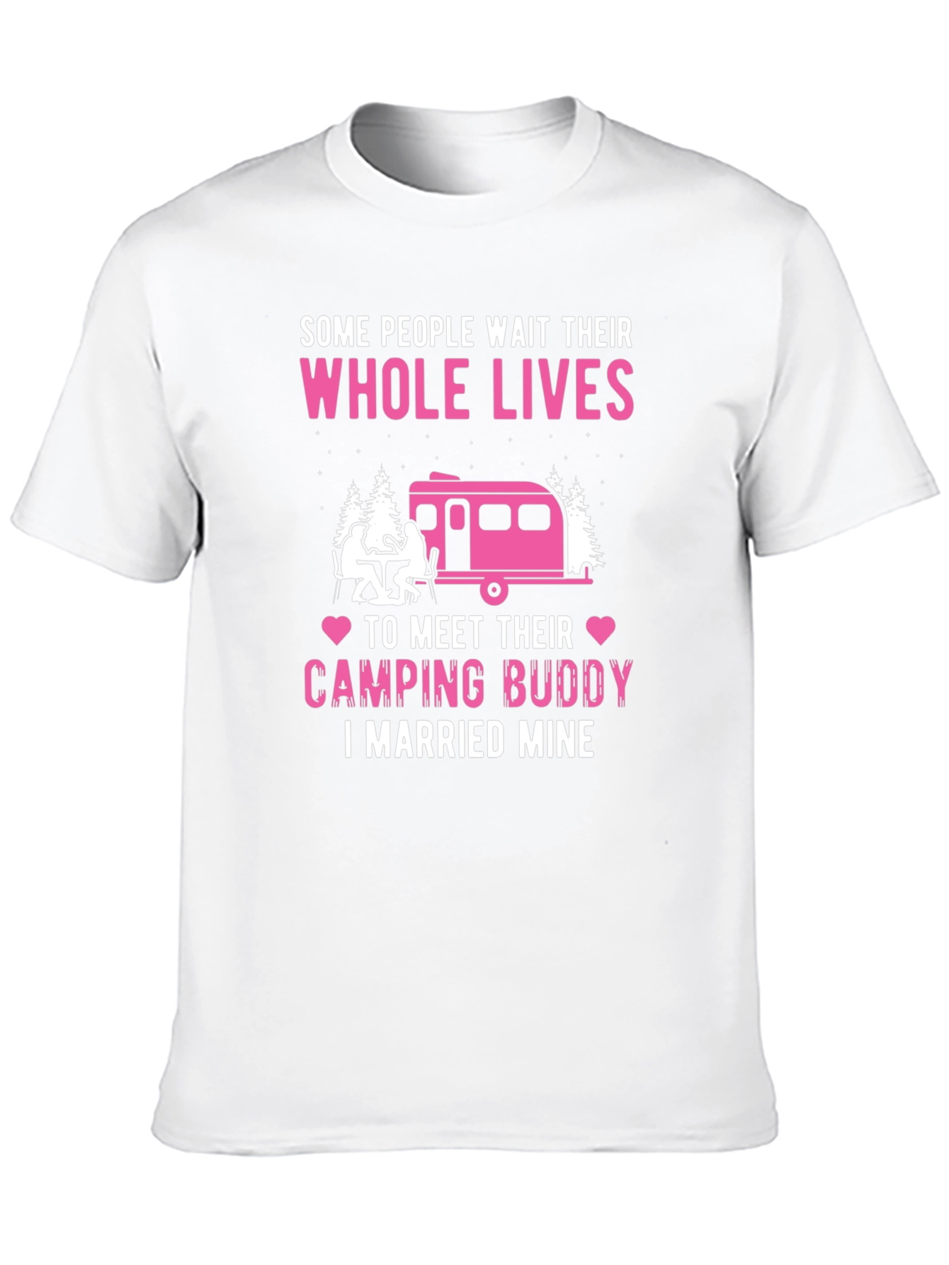 Camping Buddy Married Mine Graphic Tee