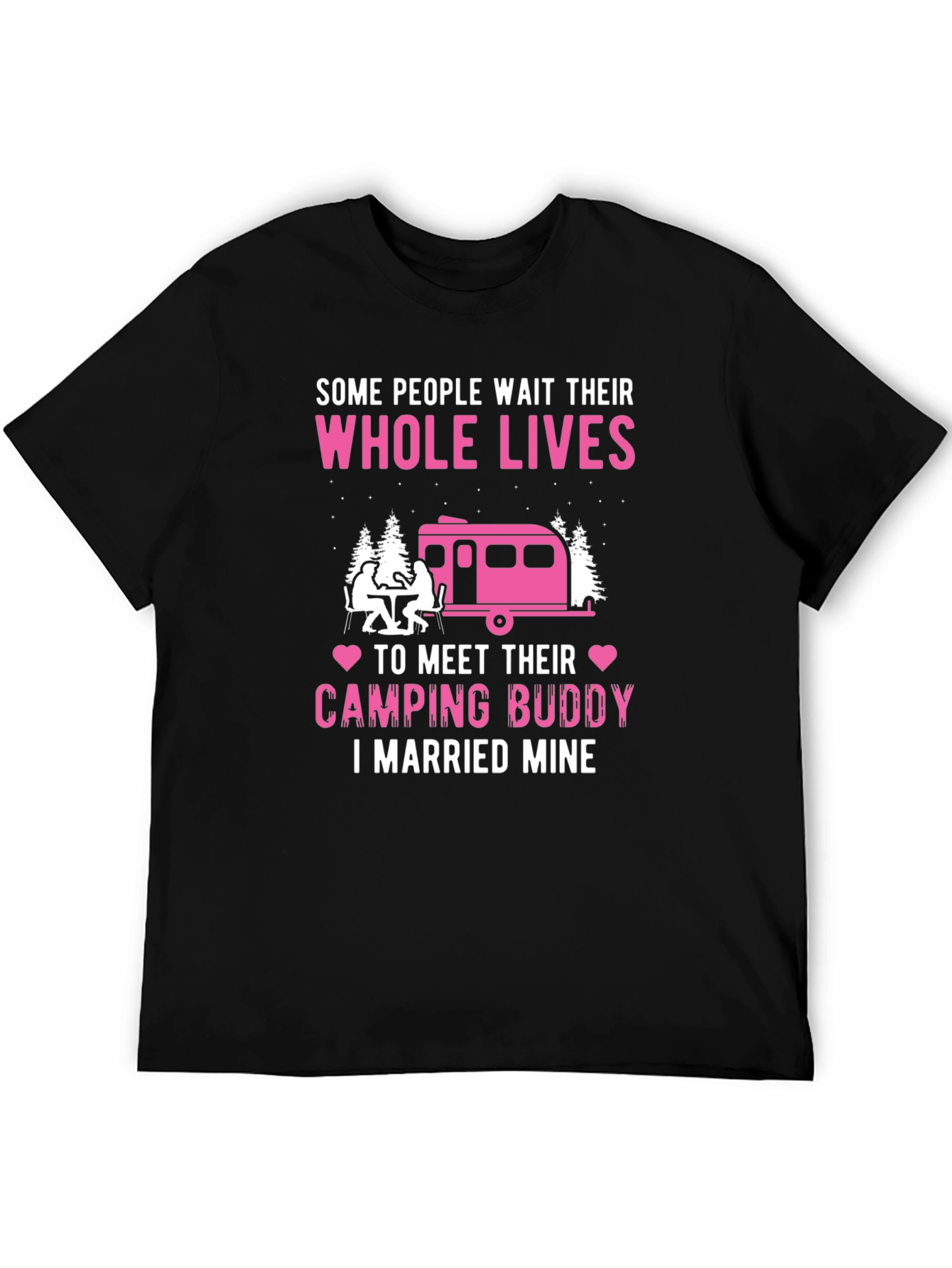 Camping Buddy Married Mine Graphic Tee