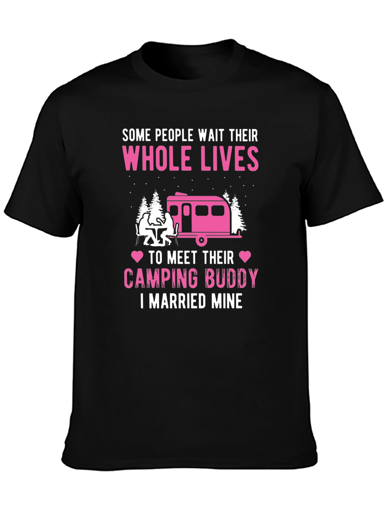 Camping Buddy Married Mine Graphic Tee